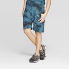 Boys' Tie Dye Knit Shorts - Art Class Black L(12-14), Black Blue