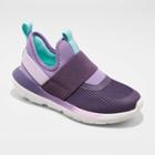 Kids' Silver Slip-on Performance Apparel Sneakers - All In Motion Purple