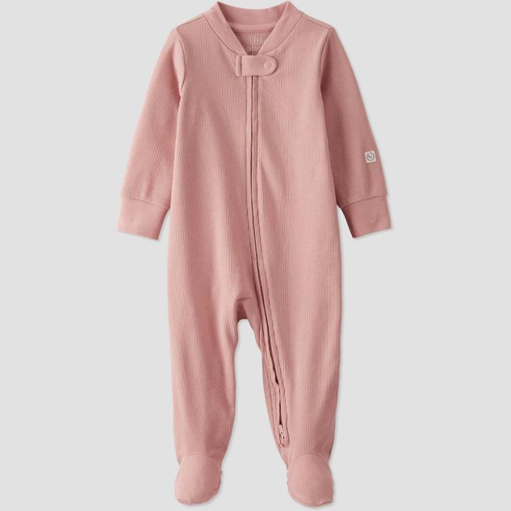 Baby Girls' Rib Sleep N' Play - Little Planet By Carter's Pink