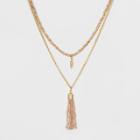 Target Sugarfix By Baublebar Layered With Tassel Necklace - Gold, Girl's