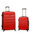 Rockland Melbourne 2pc Expandable Abs Hardside Carry On Spinner Luggage