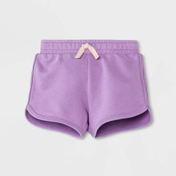 Baby Dolphin Hem Knit Shorts - Cat & Jack Light Purple