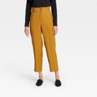 Women's High-rise Relaxed Fit Trousers - Who What Wear Brown