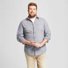 Men's Big & Tall Standard Fit Denim Shirt - Goodfellow & Co Blue