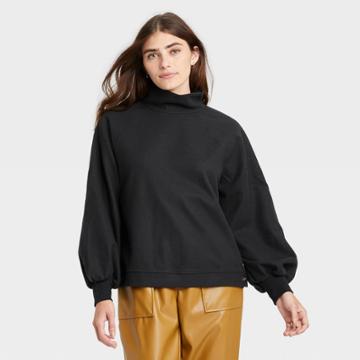 Women's Sweatshirt - Who What Wear Black
