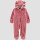 Carter's Just One You Baby Girls' Bear Snowsuit - Pink Newborn