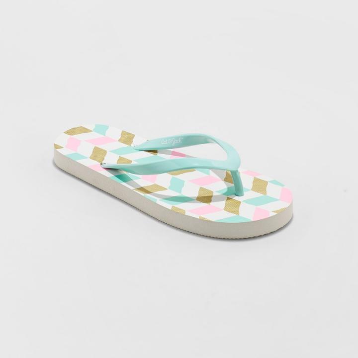 Girls' Mari Geometric Flip Flop Sandals - Cat & Jack