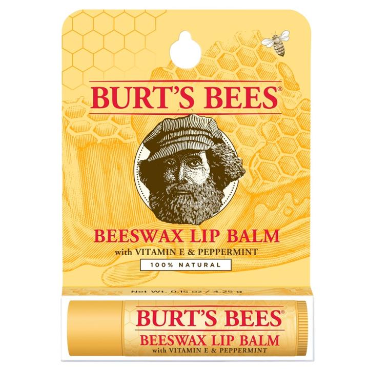 Burt's Bees Beeswax Lip Balm Blister Box