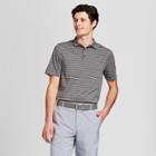 Men's Striped Golf Polo Shirt - C9 Champion Black Heather