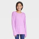 Girls' Super Soft Pullover - All In Motion Light Purple