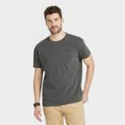 Men's Standard Fit Short Sleeve Crewneck T-shirt - Goodfellow & Co Hematite