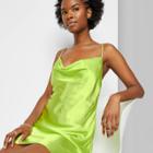 Women's Satin Slip Dress - Wild Fable Vibrant