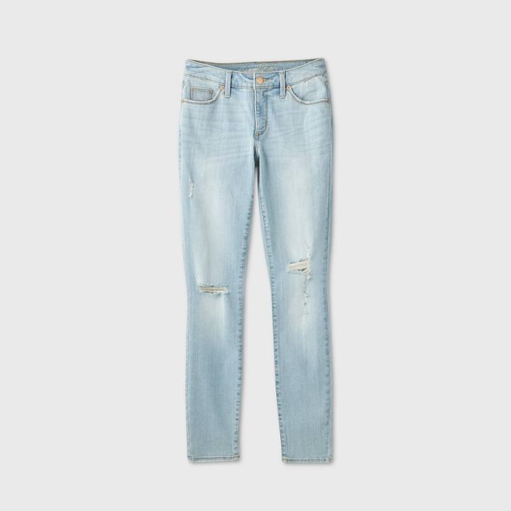 Women's Mid-rise Curvy Skinny Jeans - Universal Thread