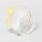 Girls' 2pk Shimmer Chiffon Bow Headband - Cat & Jack Yellow