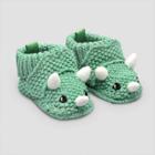 Baby Boys' Knitted Dino Slipper Nb - Just One You Made By Carter's Green Newborn, Boy's