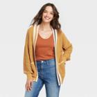 Women's Open-front Cardigan - Universal Thread Yellow