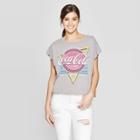 Target Women's Coca-cola Short Sleeve Classic T-shirt (juniors') - Gray/red/blue