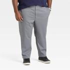Men's Big & Tall Slim Fit Everyday E-waist Pants - Goodfellow & Co Gray