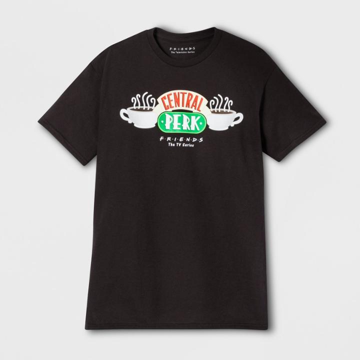 Men's Friends Short Sleeve Graphic T-shirt - Black