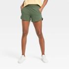 Women's Mid-rise French Terry Shorts 4 - All In Motion Fern Green