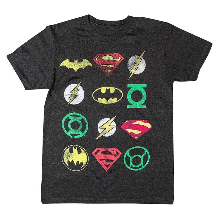 Men's Dc Comics Logo T-shirt - Charcoal S, Size: