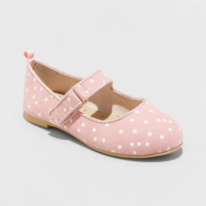 Toddler Girls' Addy Ballet Flats - Cat & Jack Pink