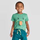 Toddler Boys' Frog Graphic T-shirt - Cat & Jack Green 12m, Toddler Boy's