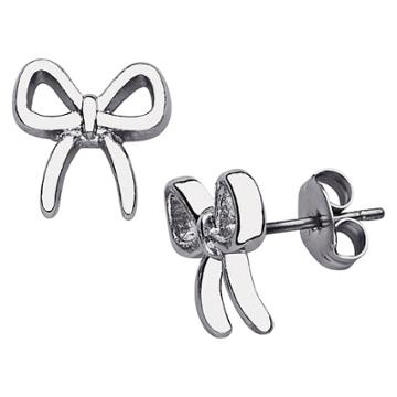 Distributed By Target Women's Designer Inspired Bow Earrings -