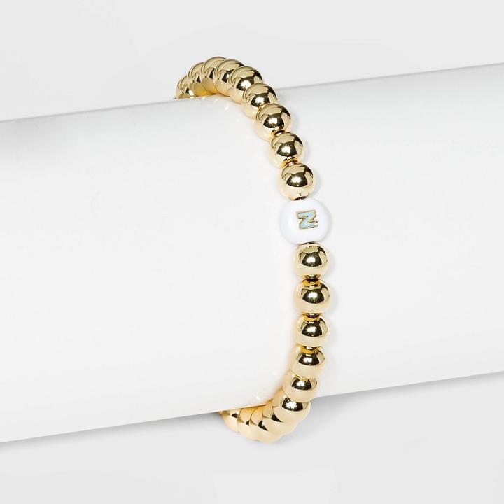 Sugarfix By Baublebar Initial 'n' Stretch Bracelet - Gold