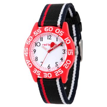 Boys' Red Balloon Red Plastic Time Teacher Watch - Black