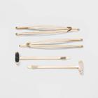 Metal Triangle And Bar Shape Bobby Pins - Universal Thread Gold, Women's