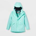 Girls' 3-in-1 Rain Jacket - Cat & Jack Turquoise