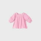 Toddler Girls' Short Sleeve Woven T-shirt - Cat & Jack Pink