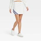 Grayson Threads Women's Usa Tennis Graphic Mini Skirt - White