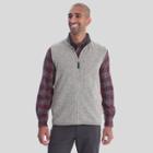 Wrangler Men's Outdoor Fleece Vests - Gray