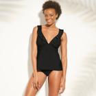 Women's Ruffle Open Back Tankini - Kona Sol Navy