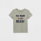 Toddler Boys' 'mom Is My Hero' Graphic Short Sleeve T-shirt - Cat & Jack Medium Heather Gray