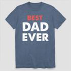 Fifth Sun Men's Best Dad Ever Father's Day Short Sleeve Graphic T-shirt - Navy Heather S, Men's, Size: