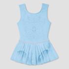 Freestyle By Danskin Girls' Tank Skirtall - Light Blue