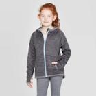 Girls' Cozy Fleece Full Zip Hoodie - C9 Champion Gray