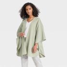 Women's Gauze Ruana Wrap Jacket - Universal Thread Green