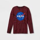 Boys' Nasa Tie-dye Graphic Long Sleeve T-shirt - Art Class