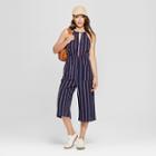 Women's Stripe Jumpsuit- Universal Thread Navy