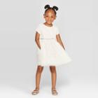 Oshkosh B'gosh Toddler Girls' Tulle Dress - Off-white 12m, Toddler Girl's