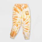 Boys' Disney Mickey Mouse Dwell Well Tie-dye Jogger Pants - Orange 4 - Disney
