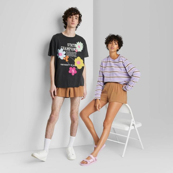 High-rise Pull-on Shorts - Wild Fable Cognac