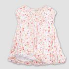 Burt's Bees Baby Toddler Girls' Floral Cap Sleeve Tunic Dress - Multicolored 6x, Girl's,