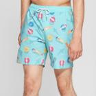 Trinity Collective Men's 7 Morro Waist Board Shorts - Mint