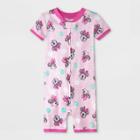 Baby Girls' Minnie Mouse Romper - Pink
