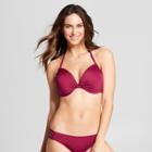 Mossimo Women's Push-up Underwire Halter Bikini Top - Deep Red - D/dd Cup -